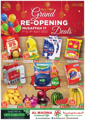 Al Madina Grand Reopening Offers