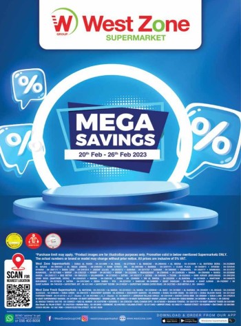 West Zone Supermarket Mega Savings