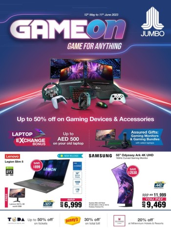 Jumbo Electronics Game On