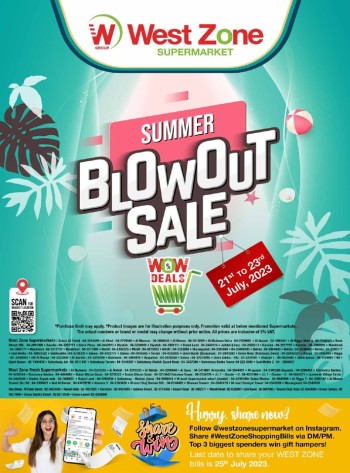 Summer Blowout Sale