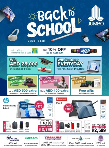 Jumbo Electronics Back To School