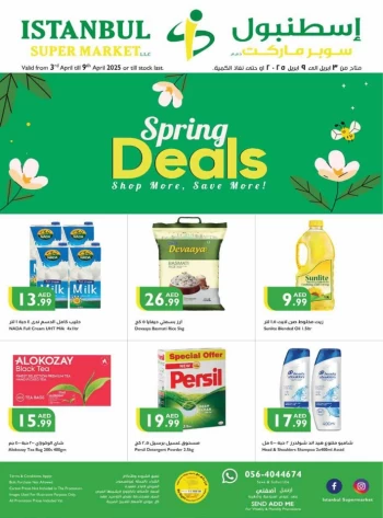 Istanbul Supermarket Spring Deals