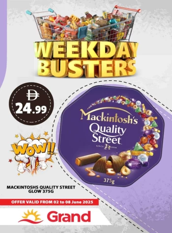 Weekday Busters 2-8 June 2025
