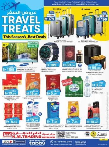 K M Trading Dubai Travel Treats