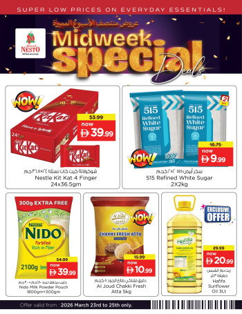 Nesto Midweek Special Deals